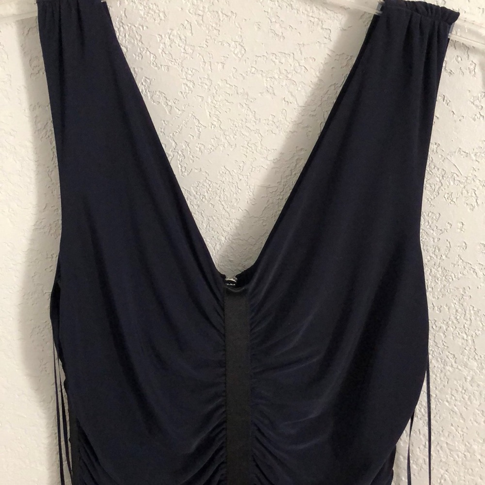 Dark navy knee length dress